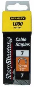 Stanley 12MM-ES 1/2" KÁBELTŰZŐ KAPOCS 1000DB 1-CT108T