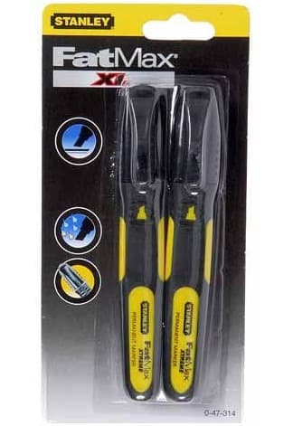 STANLEY 0-47-314 FatMax jelölőfilc fekete, vastag 2db