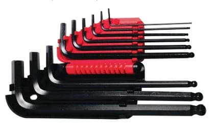STANLEY 0-69-256 Imbuszkulcs készlet 9 részes gömb végű 1,5-10mm