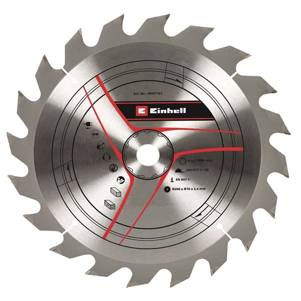 Einhell Vágókorong 200x16x2,4 Z20  körfűrész tartozék (49587151)
