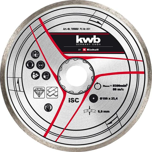 Einhell Gyémánt vágókorong 180x25, 4 mm vágógép tartozék (49795850)