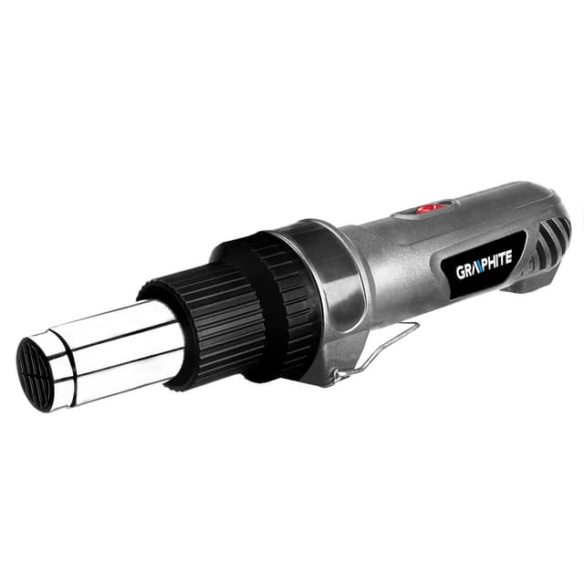GRAPHITE Hőlégfúvó 2000W, egyenes markolat, hőfokszabályzós I: 350ºC, II: 550ºC (59G523)