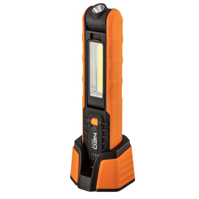 NEO Akkus műhely-vizsgálólámpa, tölthető, 500lum COB LED (99-065)