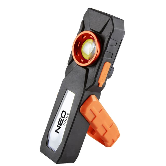 NEO Akkus Műhely-vizsgálólámpa, tölthető, 500lum COB LED, 10W (99-072)